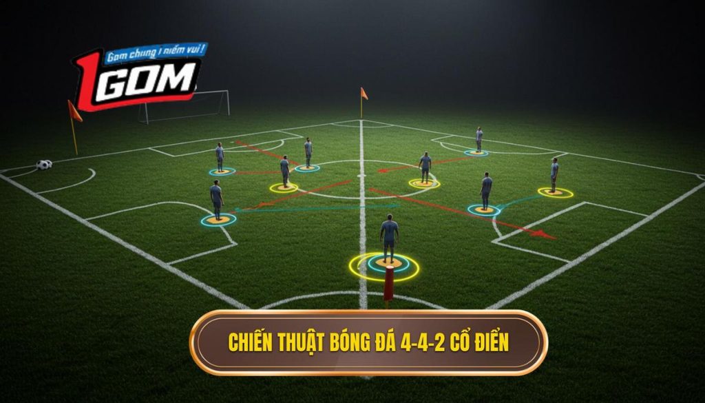 Chiến thuật bóng đá 4-4-2 cổ điển