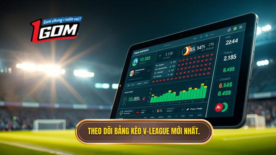 1. Theo dõi bảng kèo V-League mới nhất.
